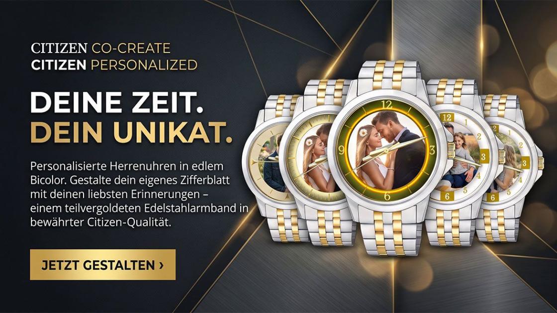 Logo der Citizen Herrenarmbanduhr Bicolor