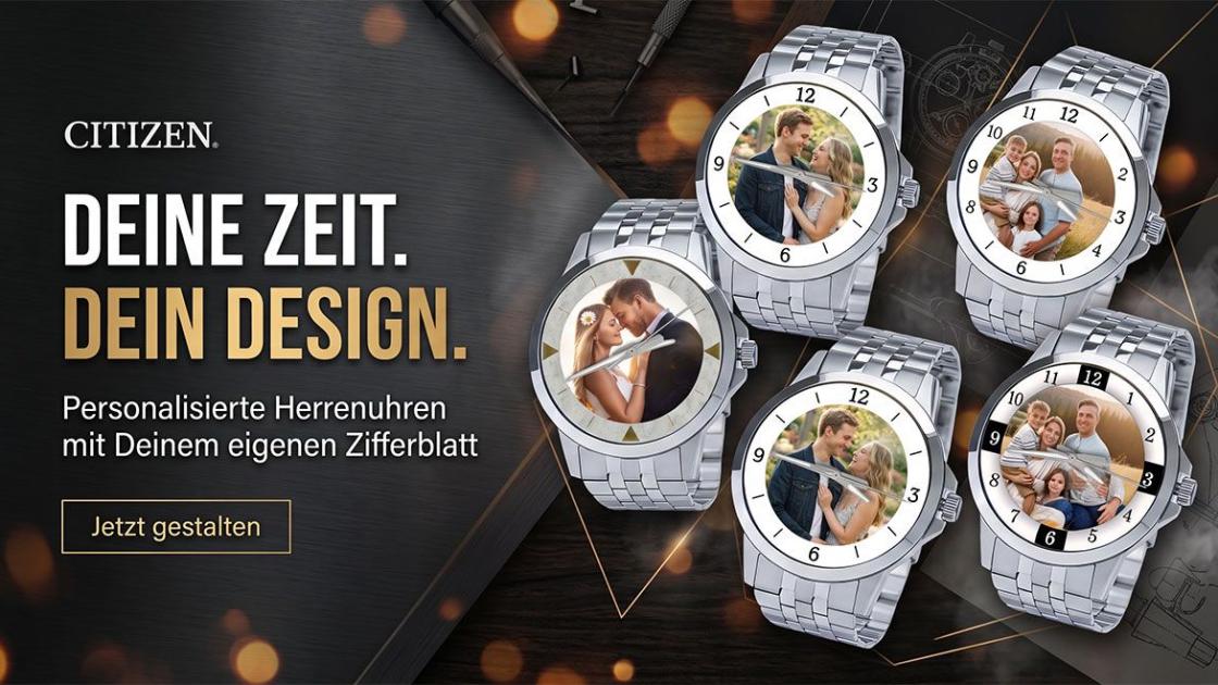 Logo Herrenarmbanduhr Citizen Edelstahlband