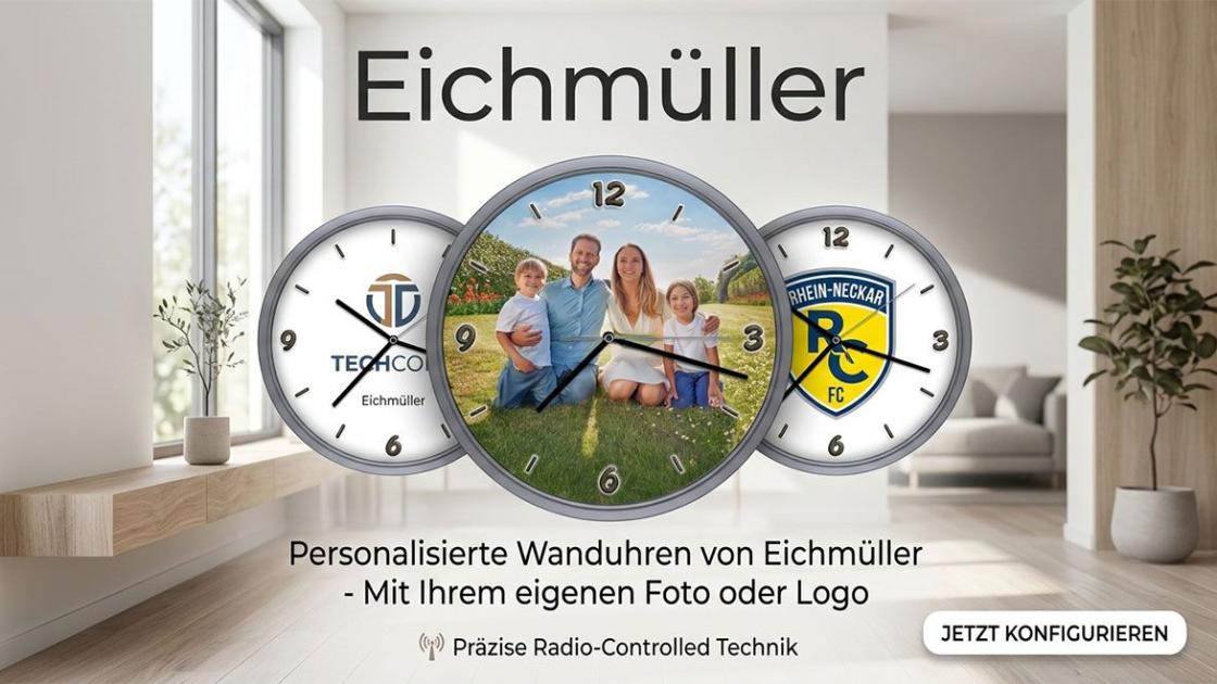 Logo Wanduhr Zifferblatt 01