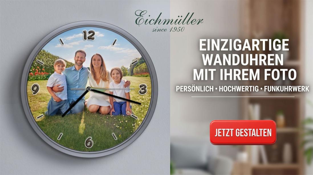 Logo Wanduhren der Seite Fotouhrenshop