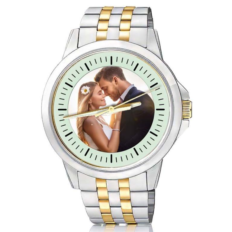 personalisierte Armbanduhr für Herren - Citizen Herrenarmbanduhr in Bicolor Zifferblattvariante 02