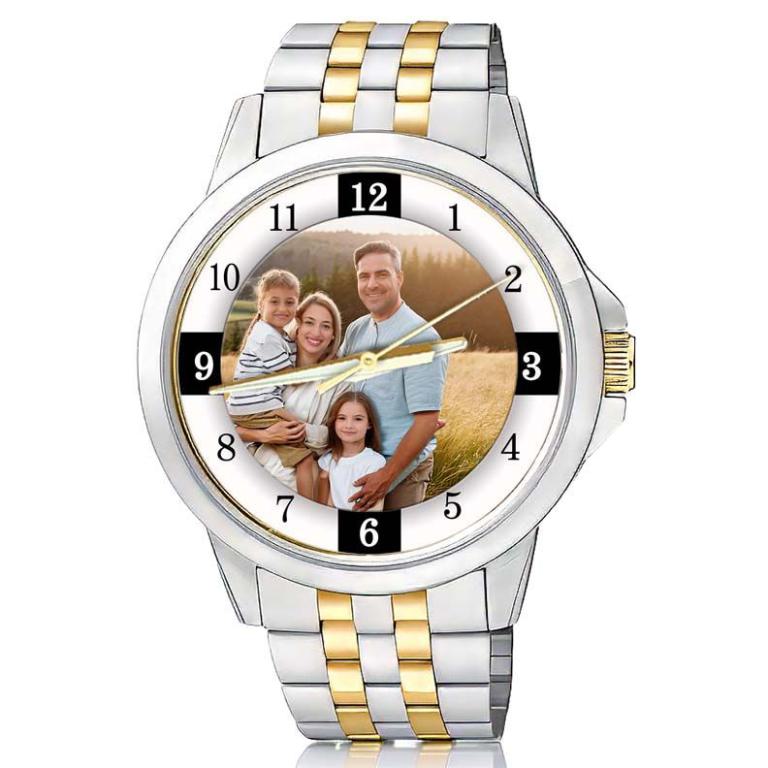 personalisierte Armbanduhr für Herren - Citizen Herrenarmbanduhr in Bicolor Zifferblattvariante 04