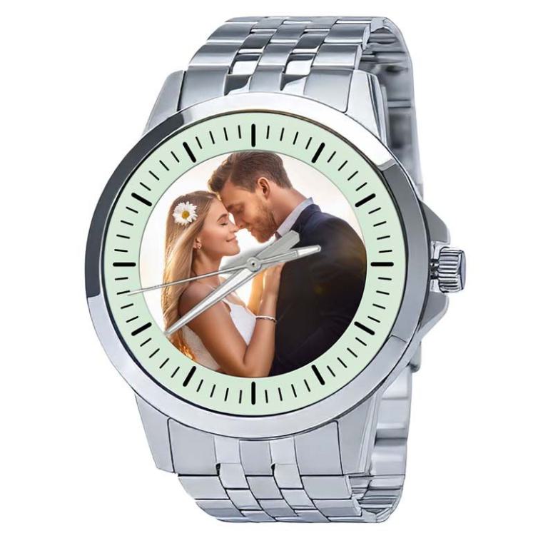 personalisierte Armbanduhr für Herren - Citizen Herrenarmbanduhr mit Edelstahlarmband Zifferblattvariante 02