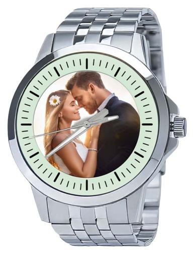 personalisierte Armbanduhr für Herren - Citizen Herrenarmbanduhr mit Edelstahlarmband Zifferblattvariante 02