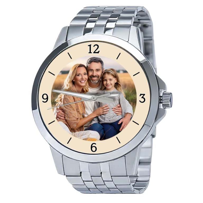 personalisierte Armbanduhr für Herren - Citizen Herrenarmbanduhr mit Edelstahlarmband Zifferblattvariante 03