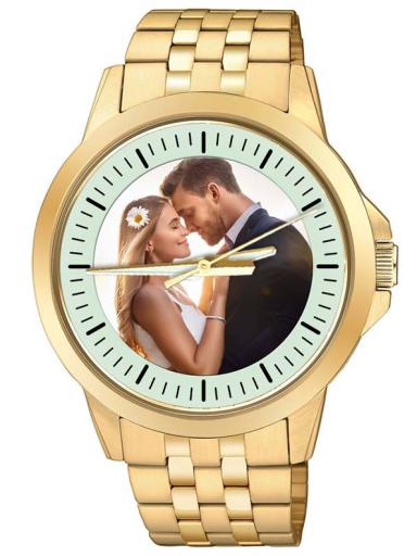 personalisierte Armbanduhr für Herren - Citizen Herrenarmbanduhr in Gold Zifferblattvariante 02