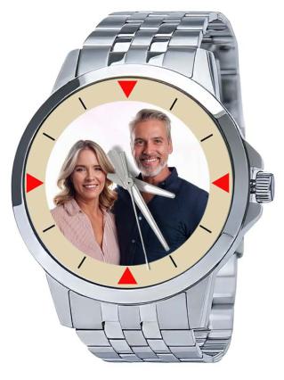 personalisierte Armbanduhr für Herren - Citizen Herrenarmbanduhr mit Edelstahlarmband Zifferblattvariante 01