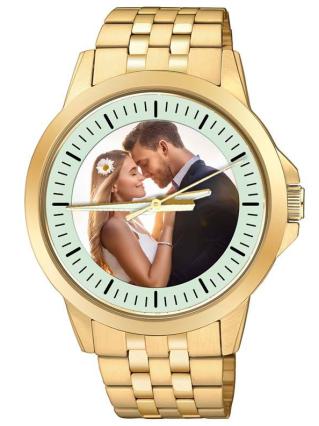 personalisierte Armbanduhr für Herren - Citizen Herrenarmbanduhr in Gold Zifferblattvariante 02