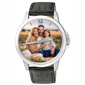 personalisierte Armbanduhr für Herren - Citizen Herrenarmbanduhr mit Lederarmband Zifferblattvariante 05