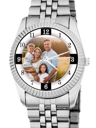 personalisierte Armbanduhr für Damen - Eichmüller Damenarmbanduhr mit Edelstahlarmband  Zifferblattvariante 04