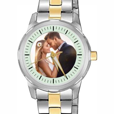 personalisierte Armbanduhr für Damen  - Citizen Damenarmbanduhr in Bicolor Zifferblattvariante 02