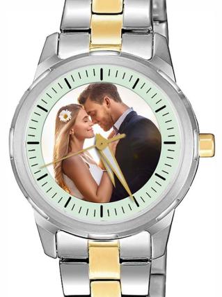 personalisierte Armbanduhr für Damen - Citizen Damenarmbanduhr in Bicolor Zifferblattvariante 02