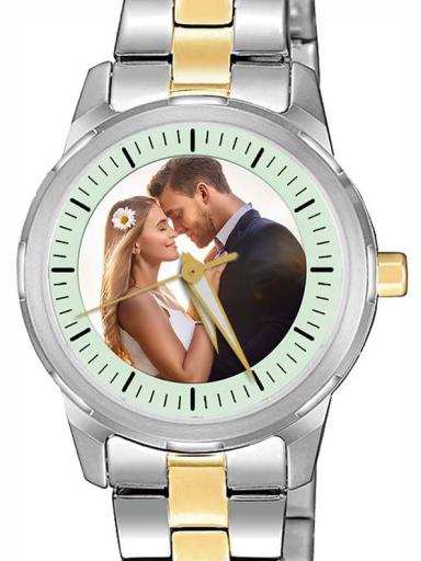personalisierte Armbanduhr für Damen - Citizen Damenarmbanduhr in Bicolor Zifferblattvariante 02