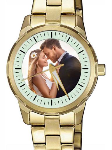 personalisierte Armbanduhr für Damen - Citizen Damenarmbanduhr in Gold plattiert Zifferblattvariante 02