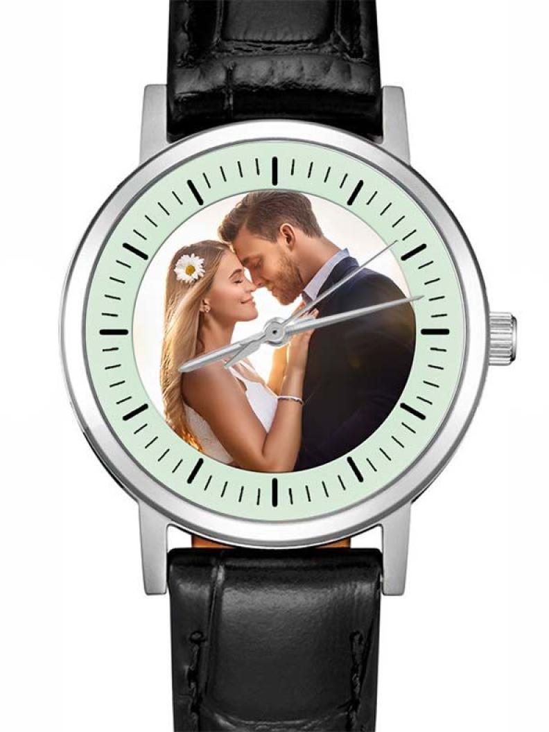personalisierte Armbanduhr für Damen - Citizen Damenarmbanduhr mit Lederarmband Zifferblattvariante 02