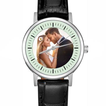 personalisierte Armbanduhr für Damen  - Citizen Damenarmbanduhr mit Lederarmband Zifferblattvariante 02