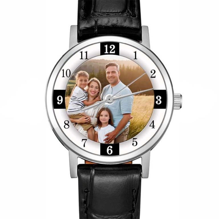 personalisierte Armbanduhr für Damen  - Citizen Damenarmbanduhr mit Lederarmband Zifferblattvariante 04