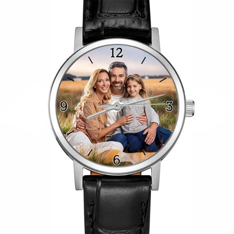 personalisierte Armbanduhr für Damen  - Citizen Damenarmbanduhr mit Lederarmband Zifferblattvariante 05