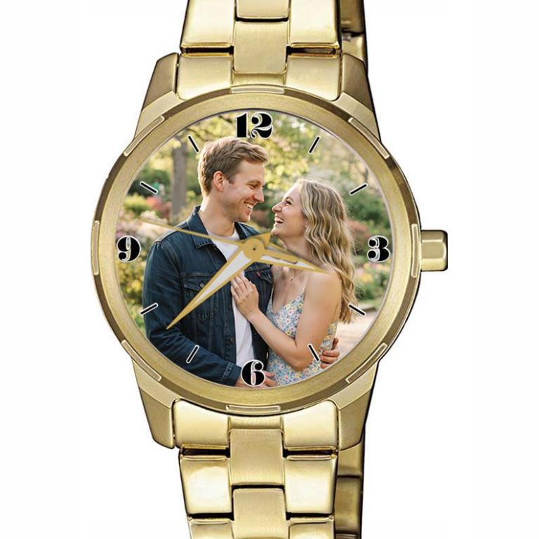 personalisierte Armbanduhr für Damen - Citizen Damenarmbanduhr in Gold plattiert Zifferblattvariante 05