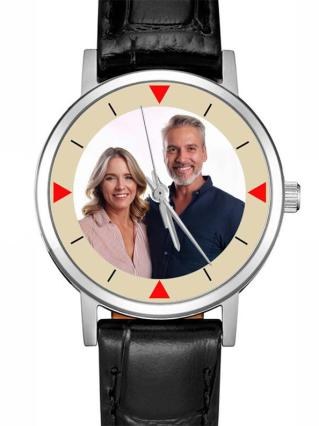 personalisierte Armbanduhr für Damen - Citizen Damenarmbanduhr mit Lederarmband Zifferblattvariante 01