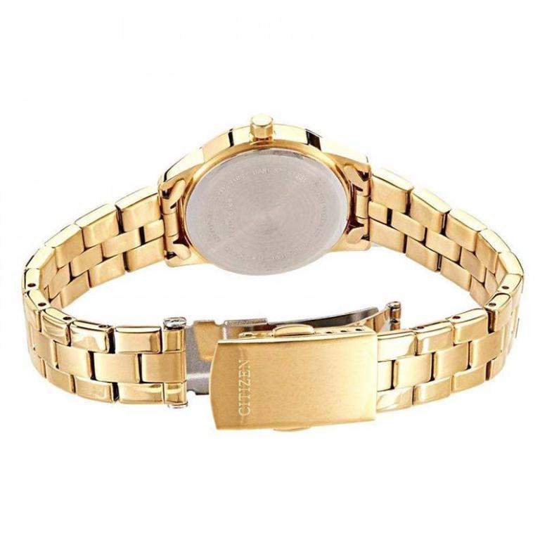 Fotouhr Citizen Damen in Gold plattiert mit personalisiertem Zifferblatt