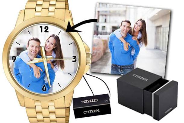 personalisierte Armbanduhr Citizen Gold Herren