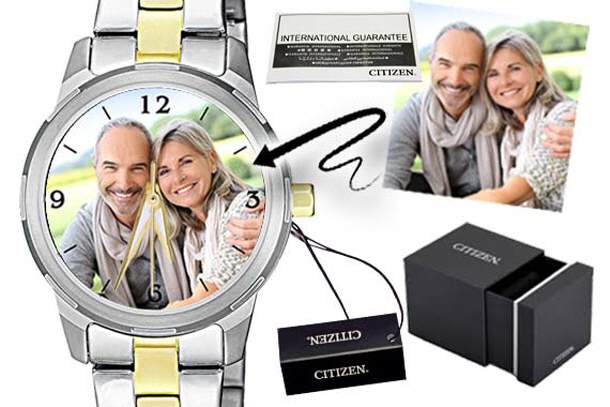 personalisierte Armbanduhr Citizen Bicolor Damen