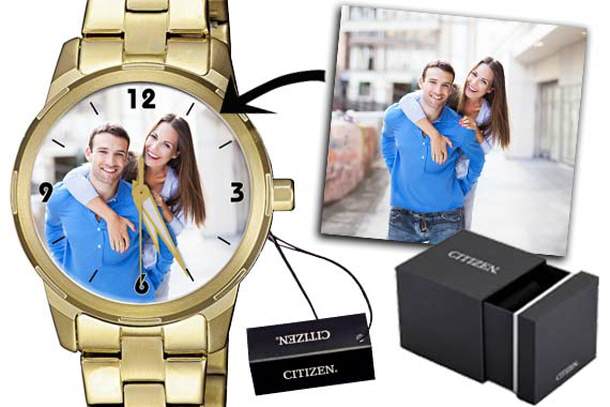 personalisierte Armbanduhr Citizen Gold Damen